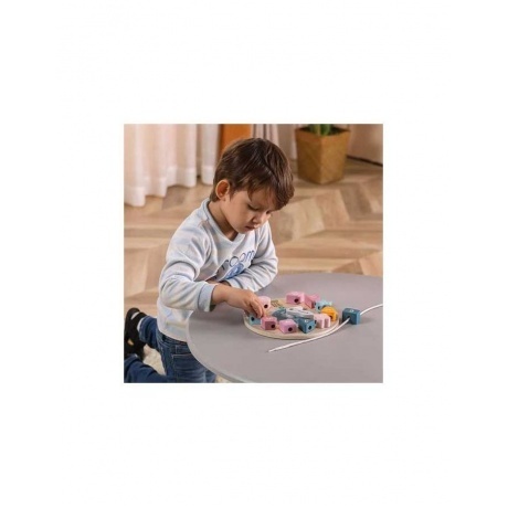 Игра Часы-пазл со шнуровкой в коробке - фото 7