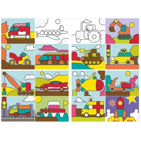 Игра Моя первая мозаика Эники Беники &quot;Техника&quot; арт.1172 - фото 5