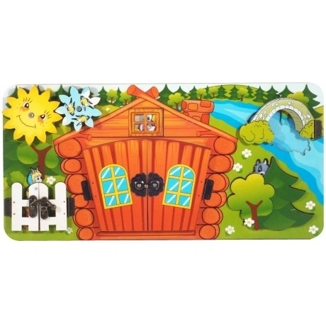 Развивающая доска Нескучные игры "Козлята и волк" арт.8037/ 16