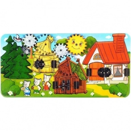 Развивающая доска Нескучные игры "Три поросенка" арт.8012 (37х18...