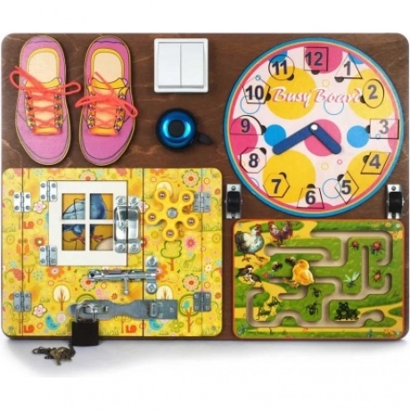 Развивающая доска Нескучные игры №2 арт.7903 для девочек - фото 1