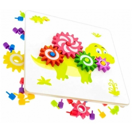 Бизиборд Анданте &quot;Умные шестеренки&quot; (мозаика, пазл, планшет) - фото 4
