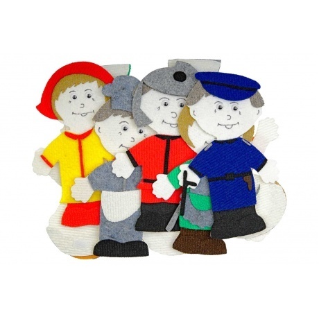 Развивающая игра Liplip "Профессии" (без полотна) ковролин - фото 2