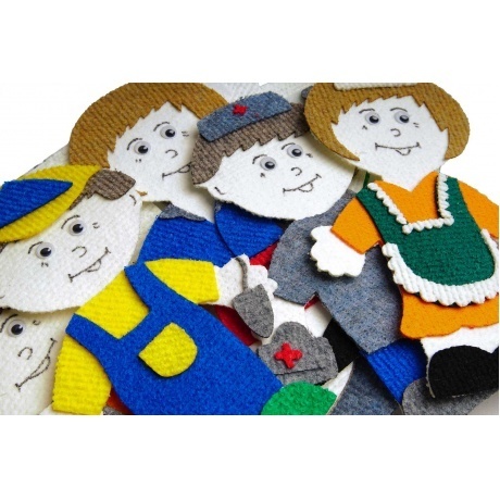 Развивающая игра Liplip "Профессии" (без полотна) ковролин - фото 3