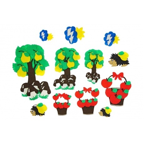 Развивающая игра Liplip "Три дерева" (с игровым полем) ковролин - фото 5