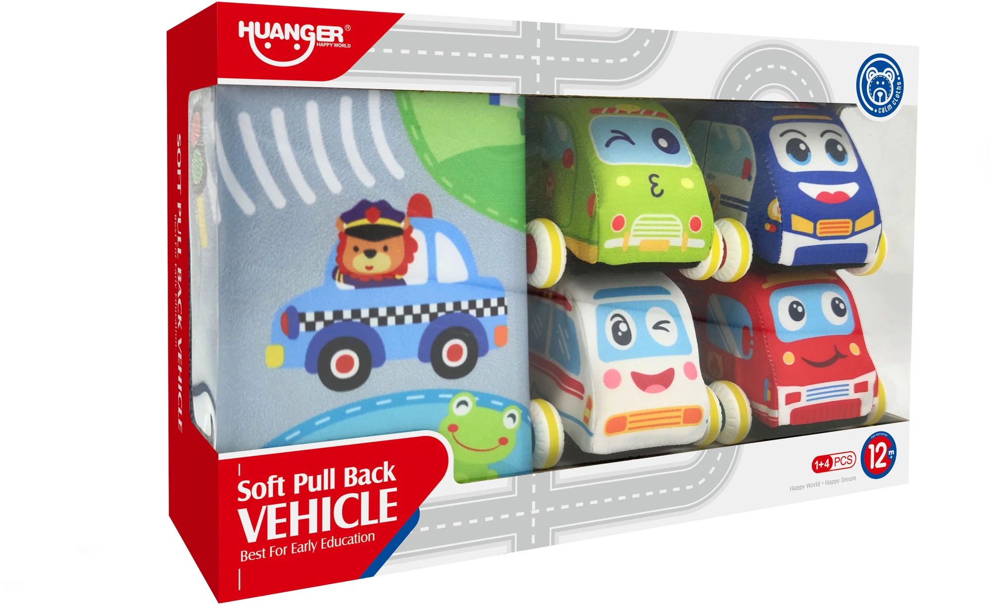 Игровой набор Huanger Happy World Машинки и коврик FCJ0547894, 50х38 см