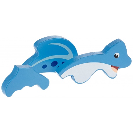 Блочный пазл-вкладыш VIGA. 59934 "Рыбка"(дерево) - фото 3