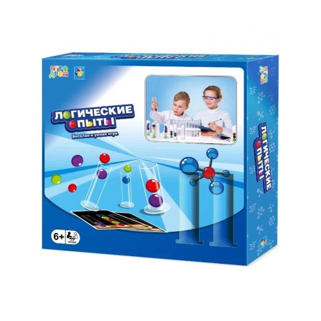 Игра настольная 1TOY ИГРА ДРОМ "Логические опыты" - фото 1