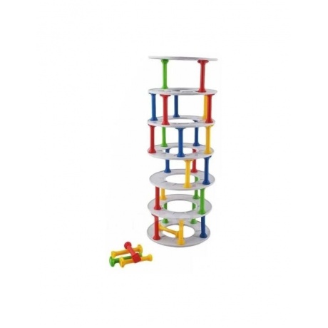 Игра настольная 1TOY ИГРОДРОМ "Этажерка". - фото 3