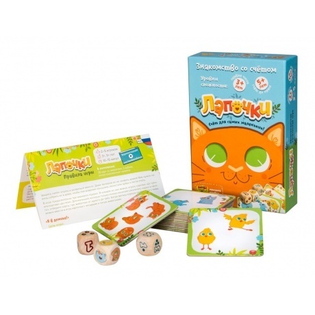 Развивающая настольная игра БАНДА УМНИКОВ УМ100 Лапочки - фото 4