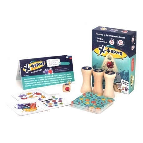 Настольная игра БАНДА УМНИКОВ УМ280 Х-ферма - фото 1