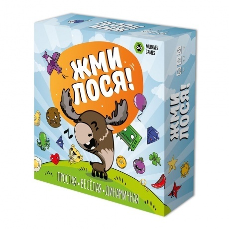 

Настольная игра MURAVEY GAMES ТК004 Жми лося!