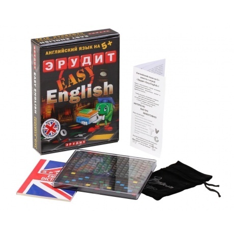 Настольная игра БИПЛАНТ 10007 Эрудит easy english-подарочный - фото 3