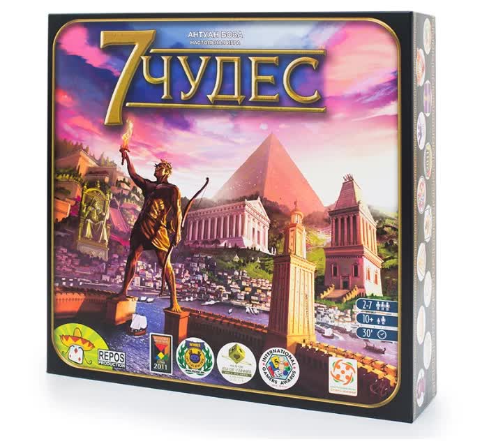 

Настольная игра Asmodee 7 чудес БП000008280