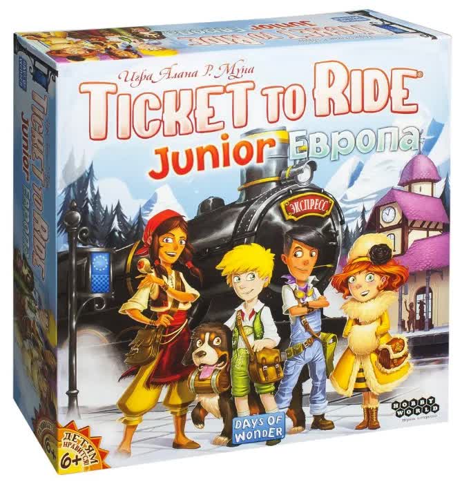 настольная игра hobby world ticket to ride европа Настольная игра Hobby World Ticket to Ride Junior: Европа 1867