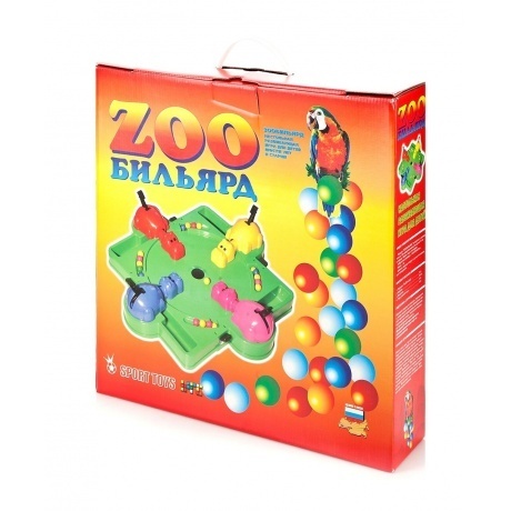 Настольная игра &quot;Зообильярд&quot; ОмЗЭТ 10078 - фото 2