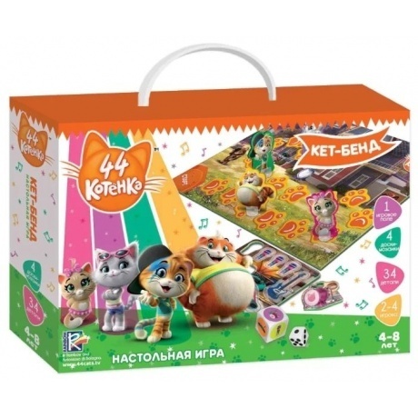 

Игра настольная "Кет-Бенд", 44 Котенка VladiToys VT8055-08