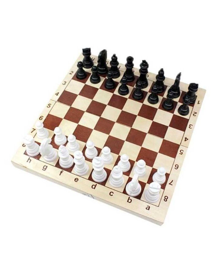 Игра настольная Шахматы (деревянная коробка,пластмассовые игра настольная шахматы деревянная коробка пластмассовые
