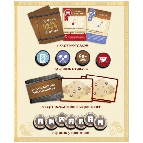 Настольная игра Crowd games. &quot;Сундук войны. Осада&quot; дополнение 16144 - фото 7