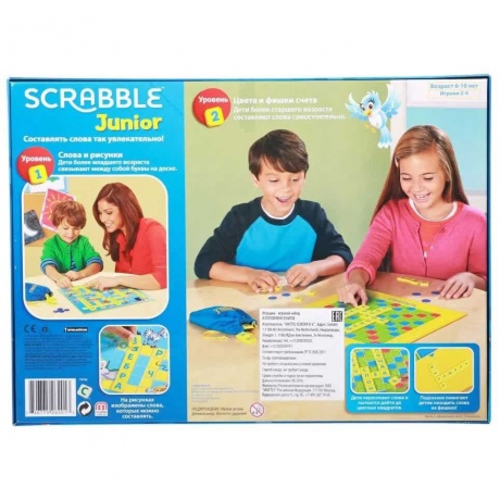 Настольная игра Mattel &quot;Scrabble&quot; Джуниор арт.Y9736 - фото 3
