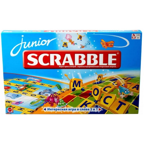 Настольная игра Mattel &quot;Scrabble&quot; Джуниор арт.Y9736 - фото 8