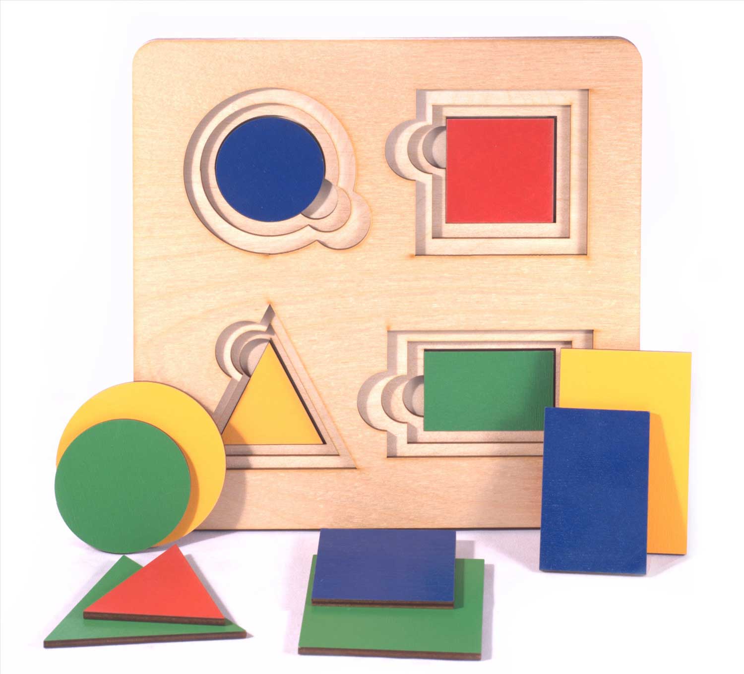 настольная игра для малышей большой маленький Развивающая доска Сегена Нескучные игры Геометрия арт.7909
