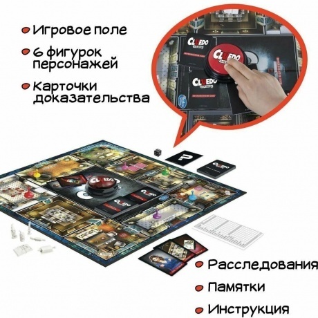 Настольная игра &quot;Клуэдо. Cluedo Паутина лжи&quot; арт.Е9779 - фото 17