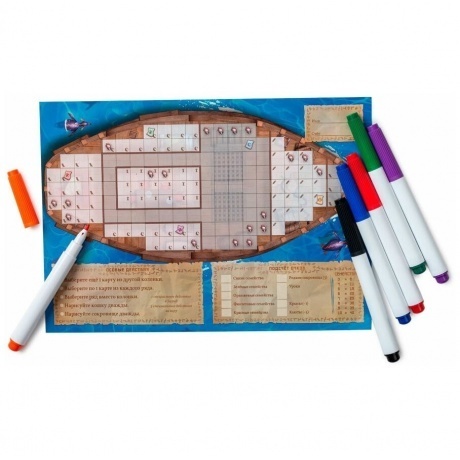 Настольная игра &quot;Остров кошек.Исследуй и рисуй&quot; арт.GG291 - фото 4