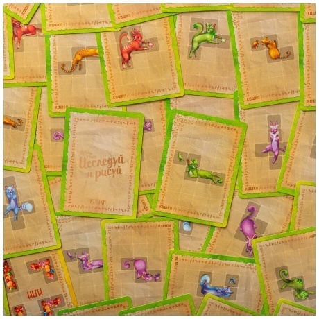 Настольная игра &quot;Остров кошек.Исследуй и рисуй&quot; арт.GG291 - фото 9