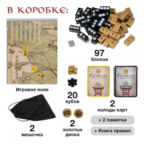 Настольная игра "Сэкигахара" арт.GG316 - фото 11