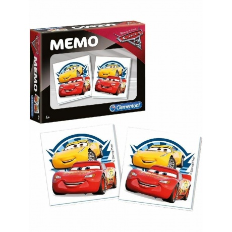 Настольная игра Clementoni &quot;Мемо Disney Pixar Cars&quot; (Тачки) арт.13279 - фото 1