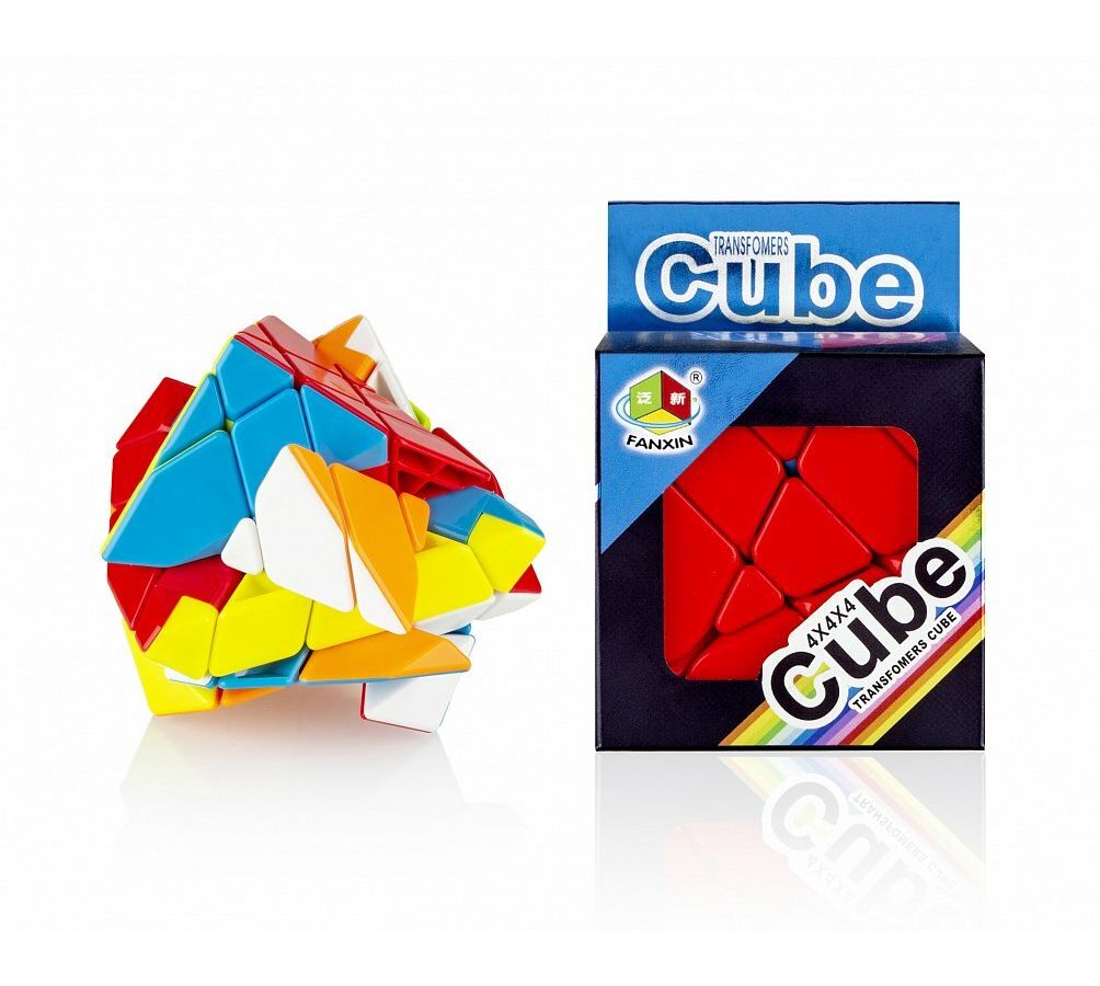 Головоломка Cube Кубик Transfomers cube 6,5х6,5см в кор арт. WZ-13119 7mm optical cube prism laser beam combination toy color prism gift light cube six sided glass lens optical cube color glass