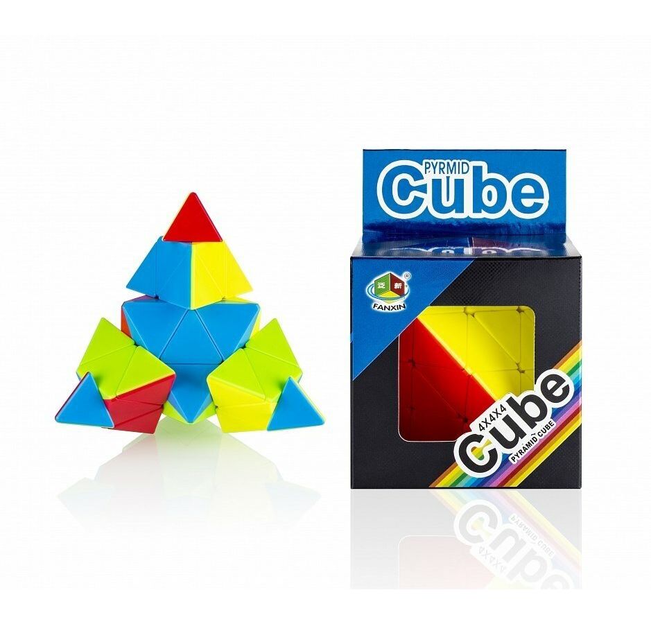 Головоломка Cube Треугольная пирамида Pyramid cube 10,5х10,5 см в коробке арт.WZ-13122 волшебный куб qiyi 3x3x3 2x2 3x3 4x4 5x5 профессиональный скоростной кубик головоломка для соревнований детская развивающая игрушка для мозга