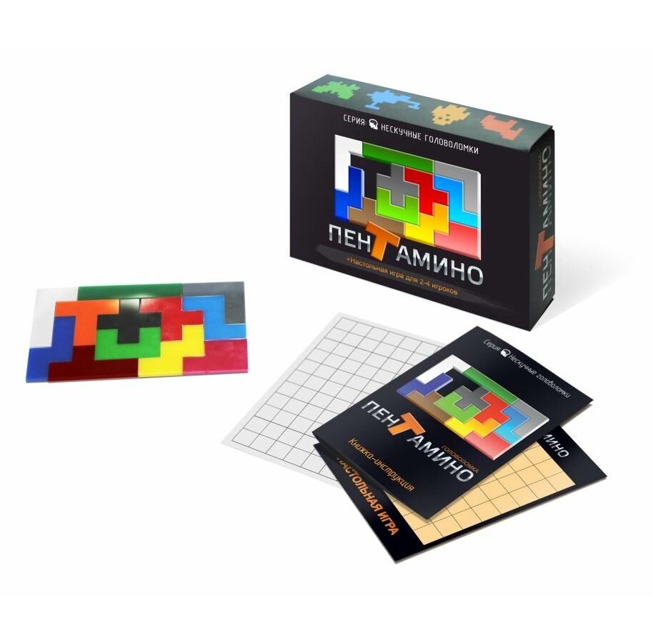 Игра-головоломка. Пентамино арт.8058 (МРЦ 370 руб.) /48 головоломки для детей металлическая головоломка гвозди 4