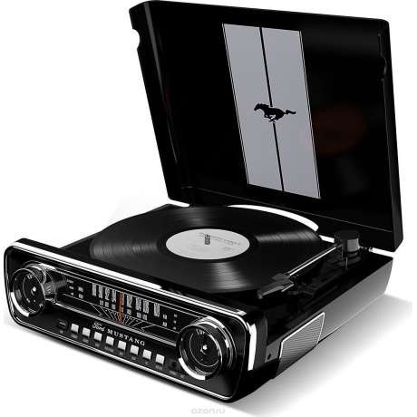 Проигрыватель виниловых дисков ION Mustang LP чёрный - фото 1
