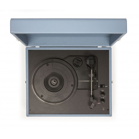 Проигрыватель виниловых дисков Crosley Voyager Washed Blue (CR8017A-WB) - фото 6