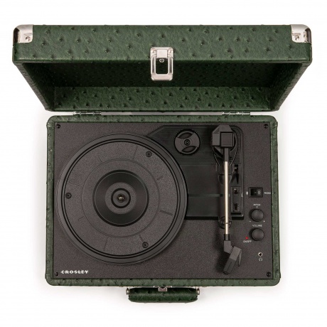 Проигрыватель виниловых дисков Crosley Cruiser Deluxe (CR8005D-OS) зеленый - фото 2