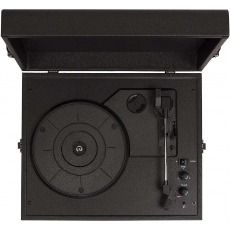 Проигрыватель виниловых дисков Crosley Voyager (CR8017A-BK) черный - фото 5
