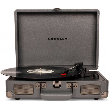 Проигрыватель виниловых дисков Crosley Cruiser Deluxe (CR8005D-SG) серый - фото 1