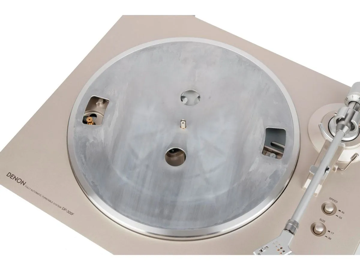 Проигрыватель виниловых дисков Denon DP-300F, серебристый - фото 12