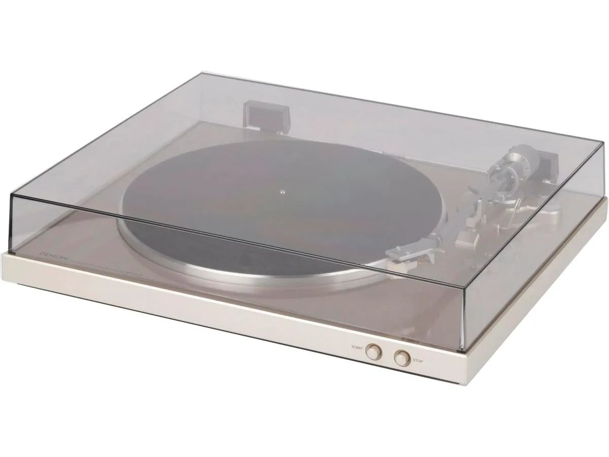 Проигрыватель виниловых дисков Denon DP-300F, серебристый - фото 4