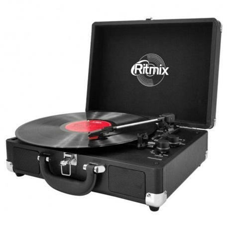 Проигрыватель виниловых дисков RITMIX LP-120B, black - фото 1