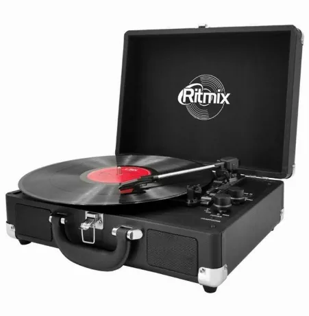 Проигрыватель виниловых дисков RITMIX LP-120B, black