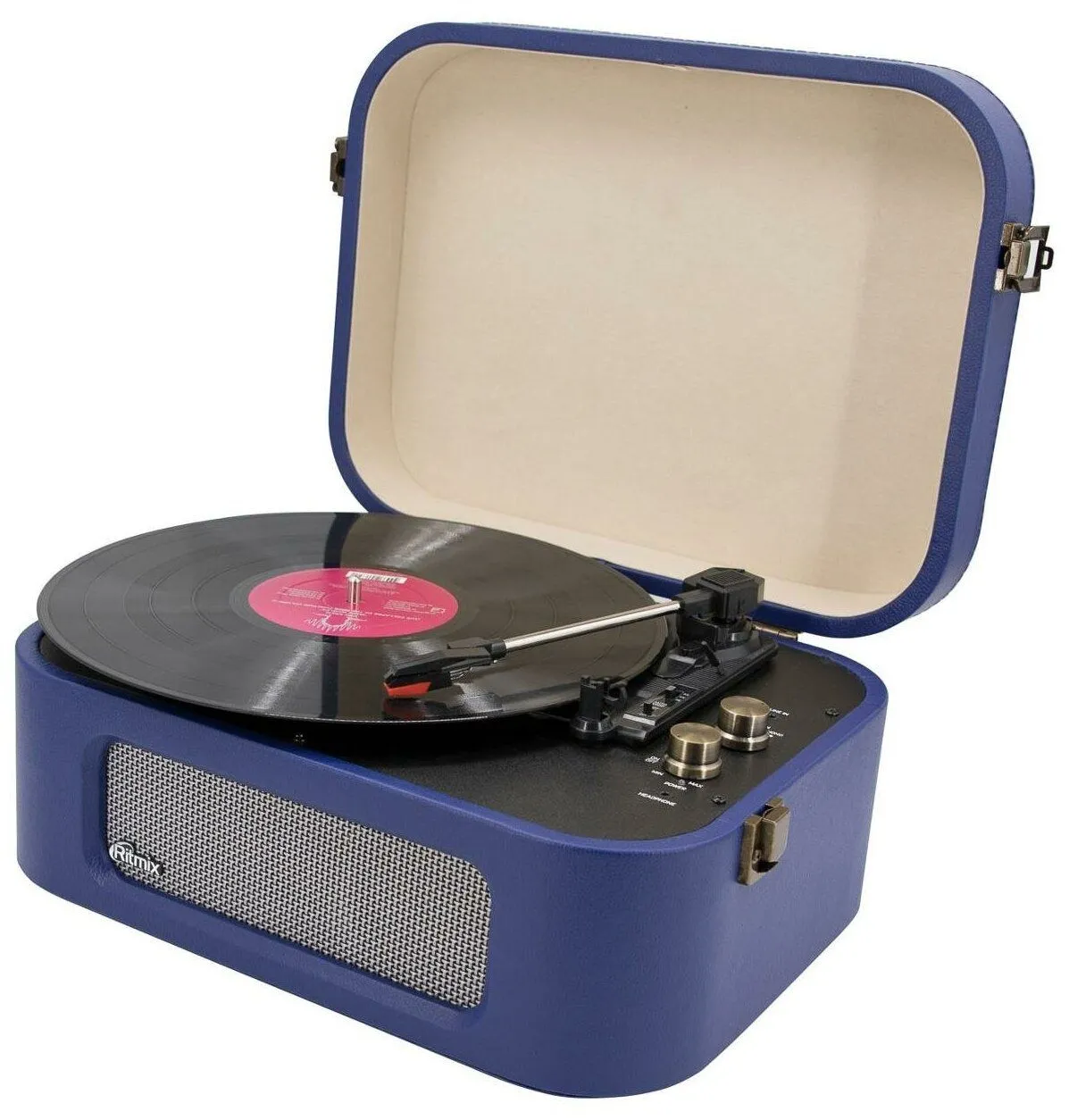 Проигрыватель виниловых дисков RITMIX LP-190B Dark Blue - фото 1