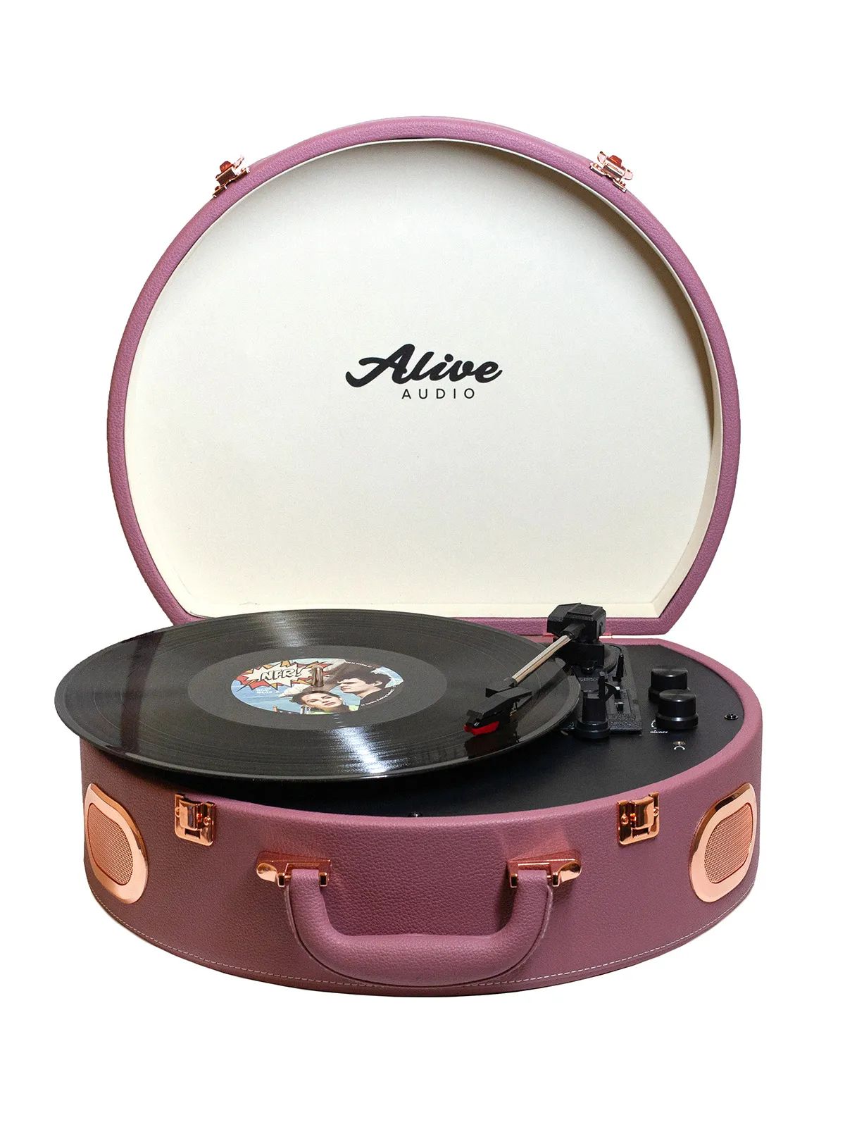 Проигрыватель виниловых дисков Alive Audio Movie Vanilla Sky MVI-05-VS, цвет темно-розовый