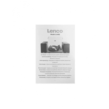 Проигрыватель виниловых дисков Lenco LS-600WA LCLS-600WA / LS-600WA - фото 26