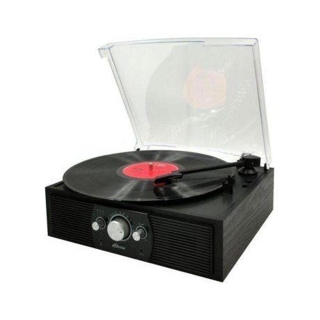 Виниловый проигрыватель Ritmix LP-200B, черный - фото 1