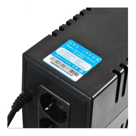 ИБП Ippon Back Basic 650 Euro черный (383323) - фото 8