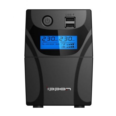 ИБП Ippon Back Power Pro II 500 черный (1030299) - фото 2