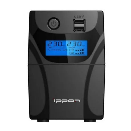 ИБП Ippon Back Power Pro II 500 черный (1030299)
